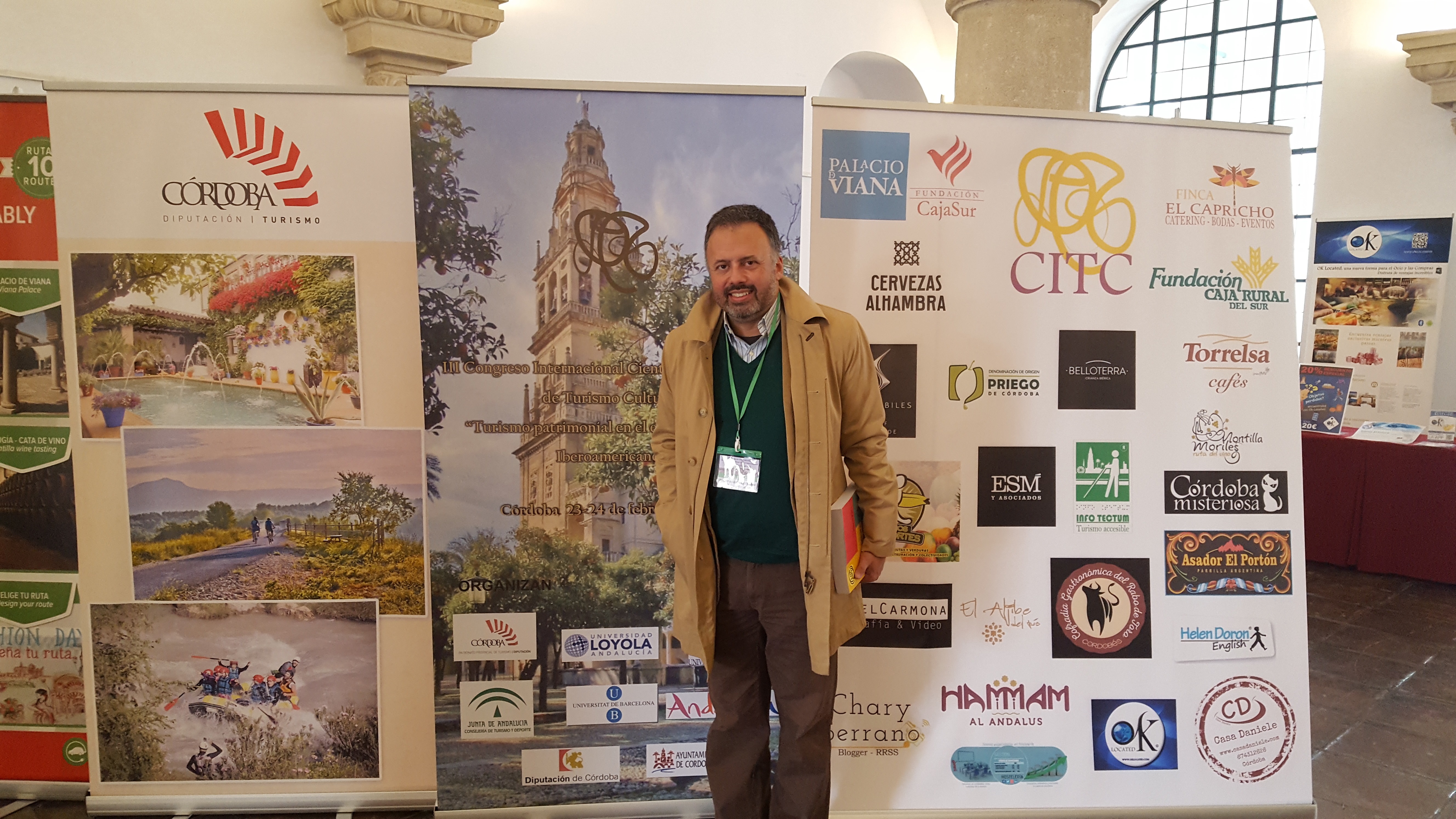 Pedro R. Palos-Sánchez en el III Congreso Internacional de Turismo Cultural en Córdoba